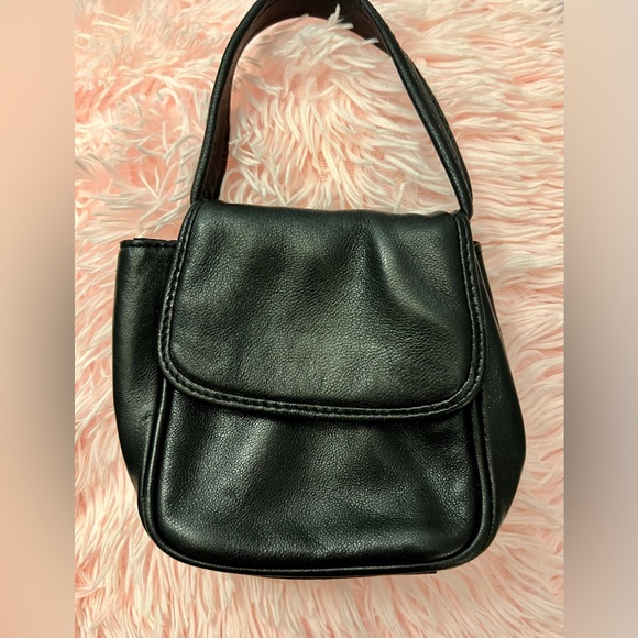 Lil Black Leather Purse - Picture 1 of 5